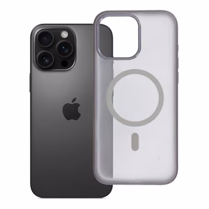 Maciņš iPhone 16 PRO MAX Flexline Mag Cover, saderīgs ar MagSafe, pelēks