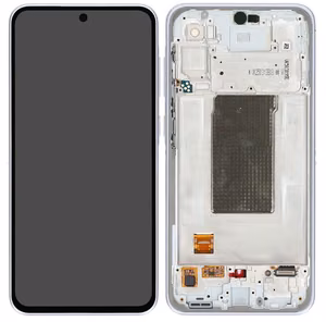 LCD ekrāns Samsung A366 A36 5G ar skārienekrānu un rāmi, brīnišķīgā lavandas krāsā, oriģināls (servisa komplekts)