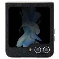 Hello Kitty Metal Logo Kitty Head viedtālruņa apvalks Samsung Galaxy Z Flip 5 - melns