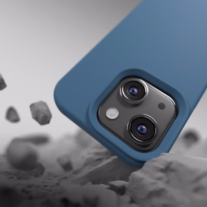 Etteri Silikona mag futrālis iPhone 13 6,1" tumši zils