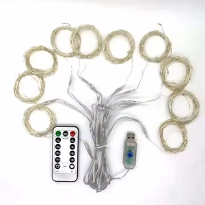 LED aizkars (200 LED spuldzītes) 3Mx2M daudzkrāsains