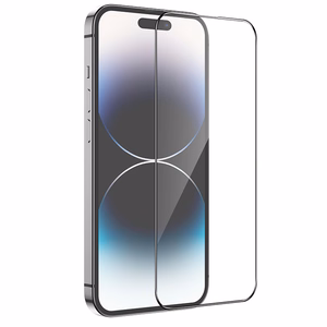 Borofone rūdītais aizsargstikls BF6 Diamond Armor pilnekrāna HD Iphone 15 Pro viedtālrunim - 10 gabalu komplekts