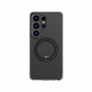 AmazingThing Titan Pro MagSpin aizsargvāciņš pret kritieniem Samsung S26 Ultra, kas saderīgs ar MagSafe - melns