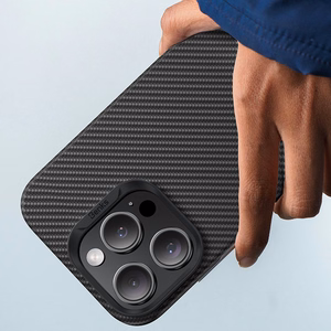 Benks Magnētiskais Armor Air Kevlar viedtālruņa apvalks iPhone 16 Plus - PC rāmis 600D - melns (m)