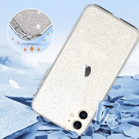 Crystal Glitter apvalks Iphone 11 sudraba