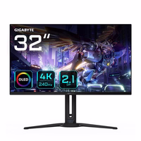 GIGABYTE AORUS FO32U2P 32” OLED Gaming Monitor - 3840 x 2160(UHD), 240Hz, 0.03ms, 250 cd/m2, KVM, FreeSync Premium Pro, DisplayHDR True melns 400, Displayport2.1