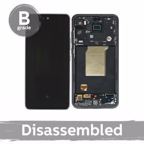 LCD displejs saderīgs ar Samsung A556 A55 5G ar rāmi / tumši zils / (9/10 lietots)