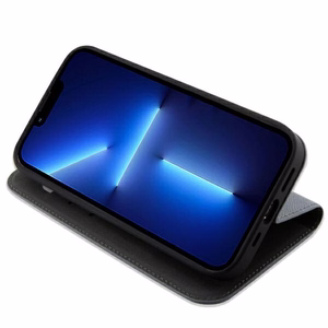 Karl Lagerfeld KLBKP14LSANKCPG iPhone 14 Pro 6.1" grāmatas tipa apvalks sudraba Saffiano Karl & Choupette