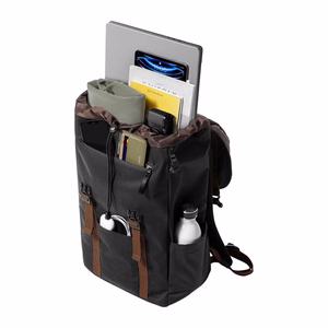 Laptop backpack Tomtoc VintPack-TA1,15,6"/22L / 15,6'' (black)
