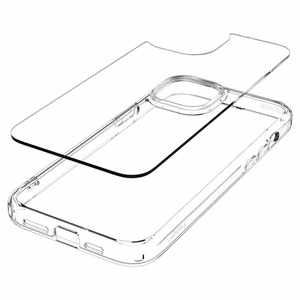 Spigen Crystal Hybrid viedtālruņa apvalks iPhone 15 Plus - caurspīdīgs