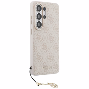 GUESS maciņš for SAMSUNG S26 Ultra GUHMS26LGF4GPI (PU 4G Classic Logo with Charm) rozā