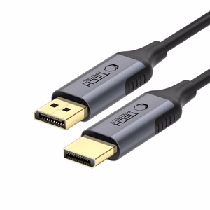 Tech-Protect UltraBoost DisplayPort uz DisplayPort 1.4 4K 60Hz kabelis 2m - melns