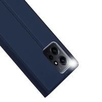 Dux Ducis Skin Pro viedtālruņa apvalks Xiaomi Redmi Note 12 Flip karšu maciņš statīvs zila