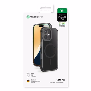 AmazingThing Omni Mag apvalks iPhone 16 Plus - melns