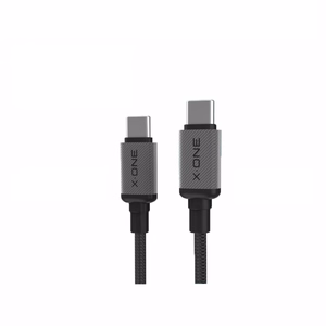 X-ONE TitanFlex datu kabelis – C–C tipa – 5A, līdz 240W, 1,2 m, melns