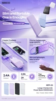 Ārējais akumulators Power Bank Remax RPP-23 12W 10000mAh melns