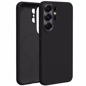 Etteri Silikona Mag maciņš for Samsung Galaxy S26 Ultra melns
