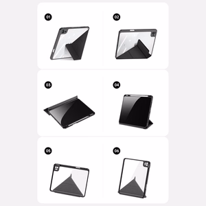 DUX DUCIS apvalks MAGI ar zīmuļa turētāju iPad Pro 11 (2018/2020/2021/2022) melns