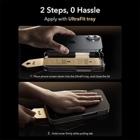 ESR UltraFit Armorite Pro rūdīts stikls iPhone 16 Pro / 17 - caurspīdīgs