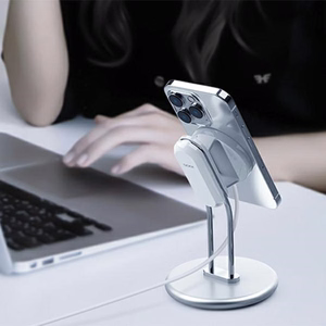 SODI SIM-300 MagSafe tālruņa statīvs - sudrabs