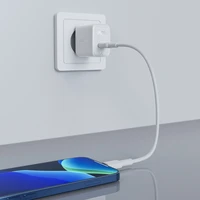 Acefast GaN USB Type-C 30W lādētājs, PD, QC 3.0, AFC, FCP, balts (A21 white)