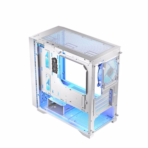 Logic Dart Pro ARGB Mini USB-C datora korpuss balts