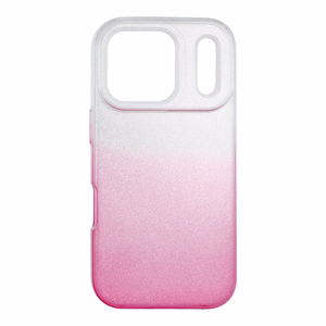 SHINING Viedtālruņa apvalks IPHONE 17 Pro caurspīdīgs rozā