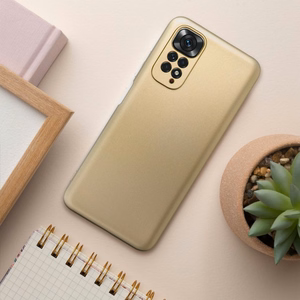 Metāla viedtālruņa apvalks XIAOMI Redmi NOTE 14 PRO 4G zelts