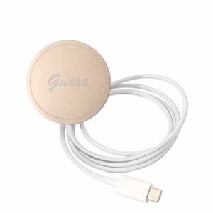 Guess GUBPP14LH4EACSK 4G Print MagSafe vāciņa un lādētāja komplekts iPhone 14 Pro 6.1", melns