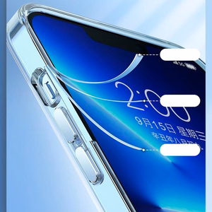 Kingxbar Elegant Series viedtālruņa apvalks iPhone 13 Pro aizmugures vāks caurspīdīgs