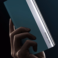 Sleep Case Pro viedtālruņa apvalks Xiaomi Redmi Note 12 Pro+ ar statīvu zils