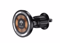 JELLICO auto turētājs Magsafe ar bezvadu uzlādi W14 15W Melns