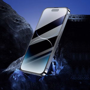 Borofone rūdītais aizsargstikls BF6 Diamond Armor pilnekrāna HD Iphone 15 Pro viedtālrunim - 10 gabalu komplekts