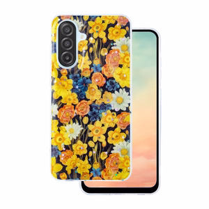 Glow Glam viedtālruņa apvalks Samsung Galaxy A17 5G oranžs