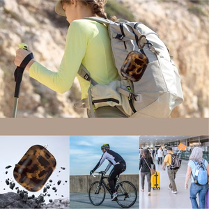 Tech-Protect Lamano case for AirPods Pro 3 - black and brown