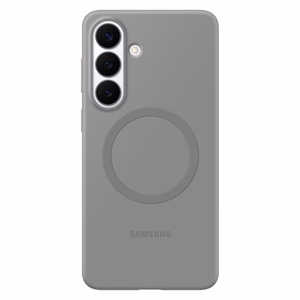 Samsung Silicone Magnet maciņš Samsung Galaxy S26, MagSafe saderīgs - pelēks