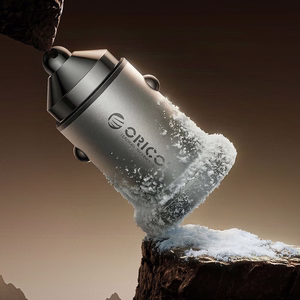 Orico MiniRing Pro 45W USB-A + USB-C auto lādētājs - sudrabs