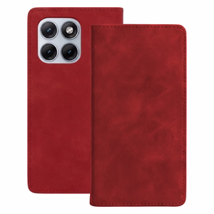 Smart Suede maciņš Motorola Edge 70 Fusion sarkans