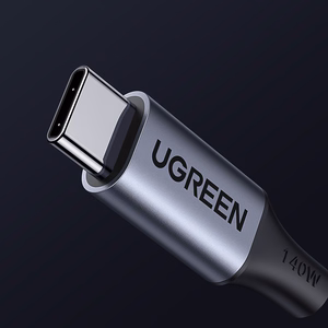 Ugreen 2in1 USB-C kabelis - 2xUSB-C PD 140W 2m - melns