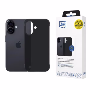 3mk Just20g matēts viedtālruņa apvalks Apple iPhone 16 Plus - matēts melns