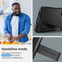 Spigen Tough Armor viedtālruņa apvalks Samsung Galaxy S24 - melns