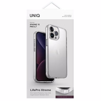Uniq LifePro Xtreme Magnētiskais uzlādes viedtālruņa apvalks iPhone 15 Pro Max - caurspīdīgs