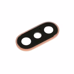 iPhone XS/XS Max kameras objektīvs ar rāmi zeltains ORG