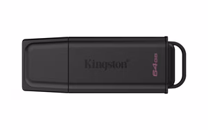 Kingston Technology DataTraveler 64GB Portable USB 3.2 Gen 1 Exodia Black