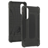 Bruņots oglekļa apvalks Samsung Galaxy S25 Edge melns