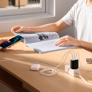 Baseus Compact Wall Charger - 3xUSB - 17W (CCXJ020101) black