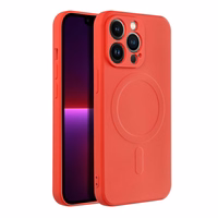 SILICONE MAG COVER viedtālruņa apvalks, saderīgs ar MagSafe, IPHONE 13 Pro sarkans