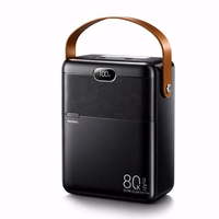 Ārējā baterija Power Bank Remax RPP-118 22.5W 80000mAh melna