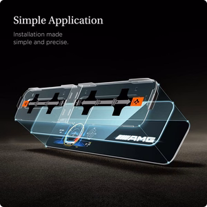 Spigen tempered glass "EZ FIT" SET MERCEDES E-CLASS 2020 / 2021