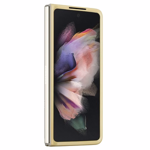 Guess Glitter Script viedtālruņa apvalks Samsung Galaxy Z Fold 5 - zelta